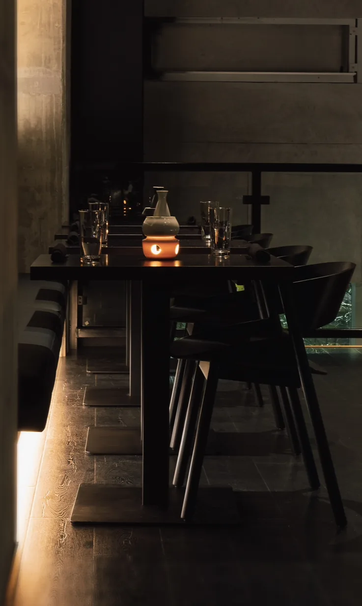 Mikata dining room at dusk